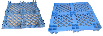 【供應廣州、珠海單面/雙面防潮濕塑料托盤,免費送貨?！績r格,廠家,圖片,塑膠托盤,東莞市照鵬塑膠制品-